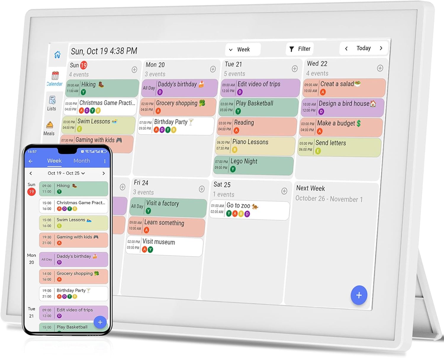 TIKVITO™ 10.1" Smart Digital Calendar