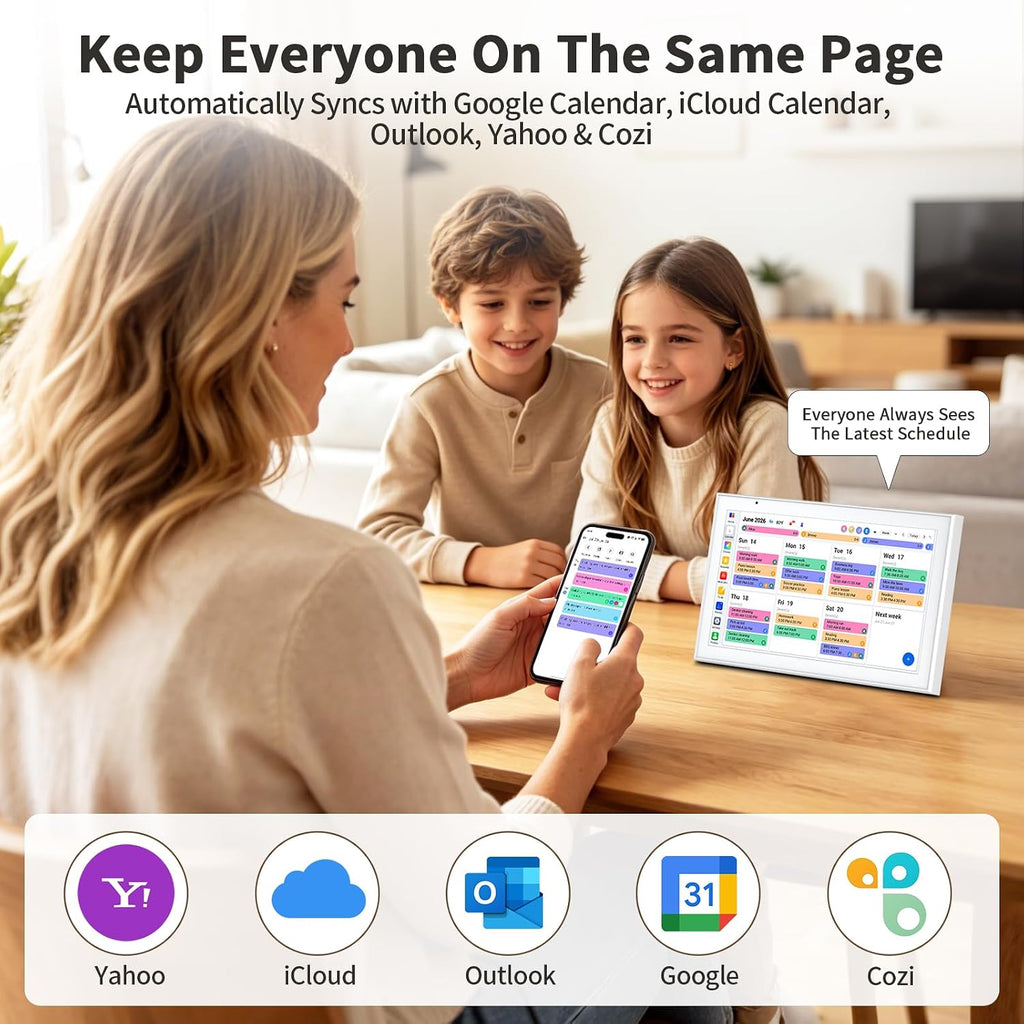 VEJLD™ 10.1" Smart Digital Calendar