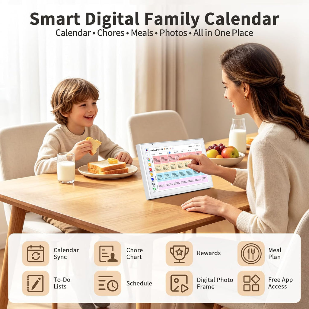 VEJLD™ 10.1" Smart Digital Calendar