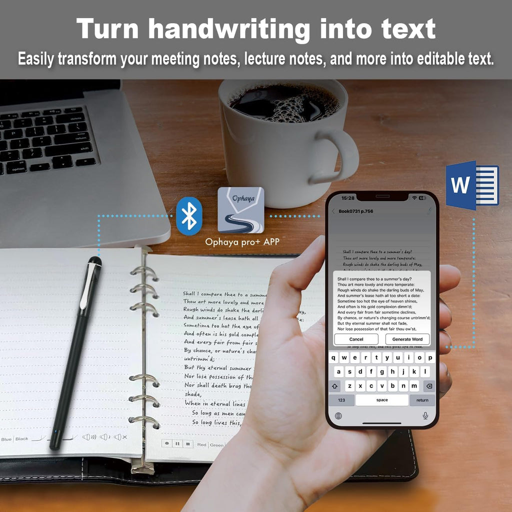 OPHAYAPEN™ Smart Pen Note-Taking Set