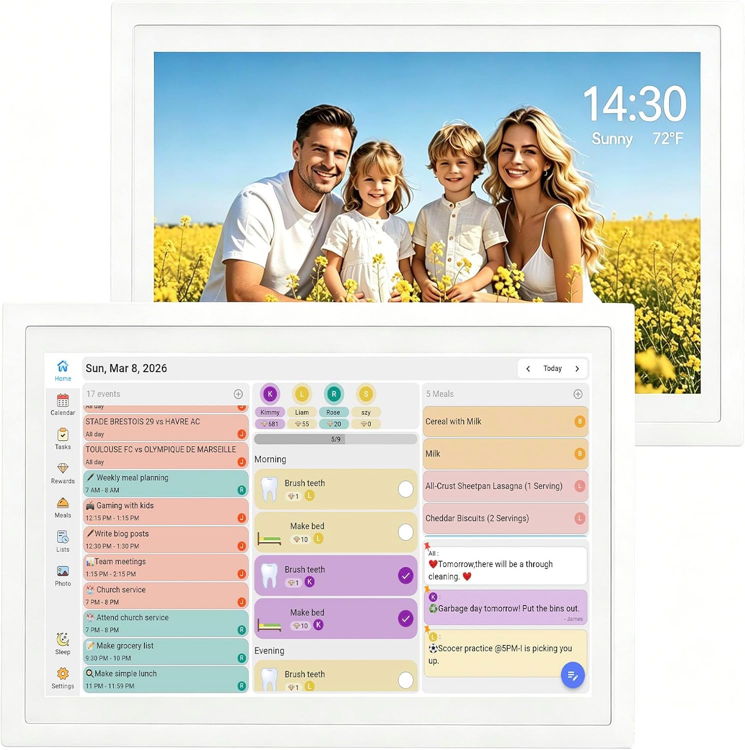 TIKVITO™ 10.1" Smart Digital Calendar