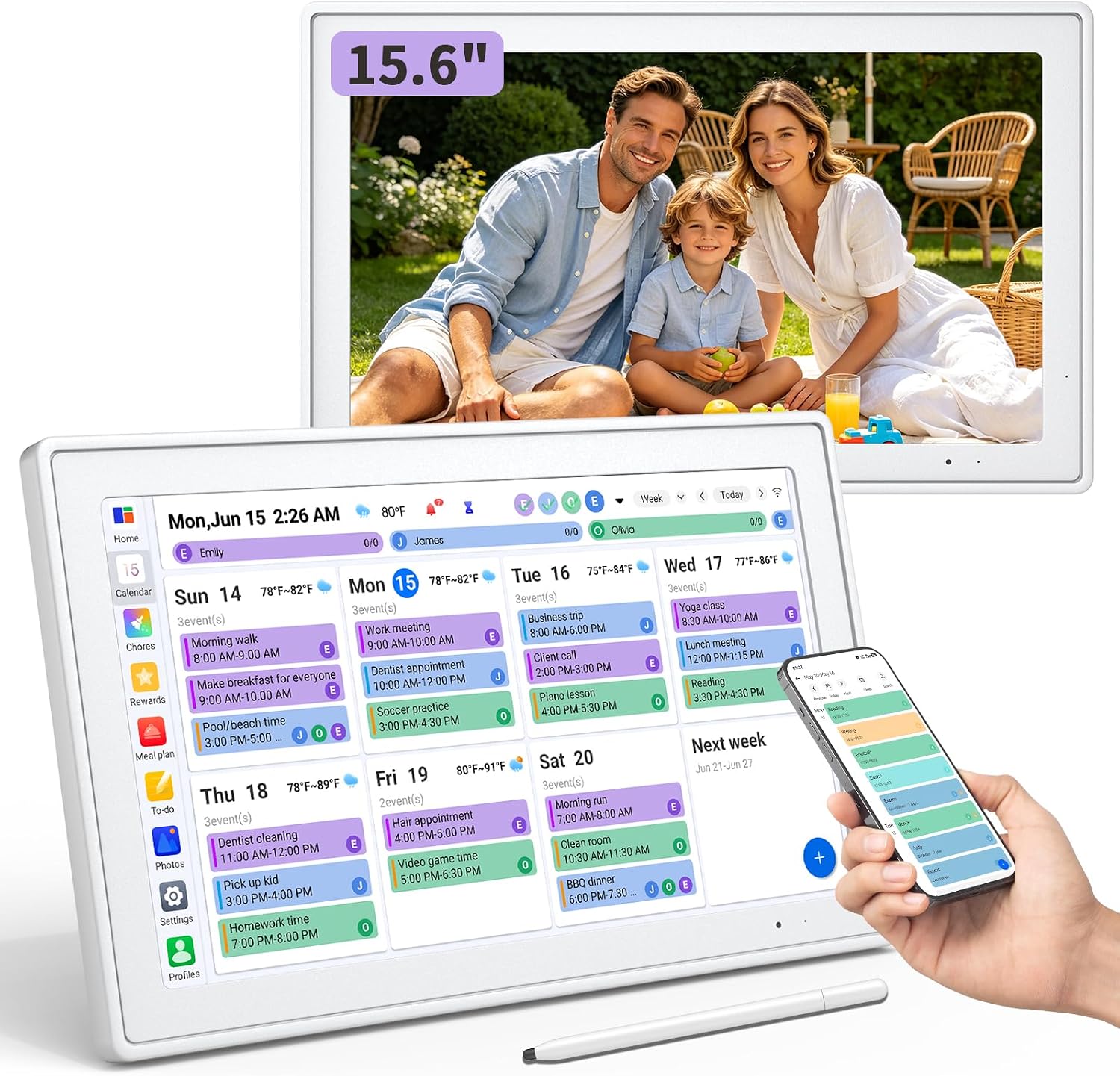 VEJLD™ 10.1" Smart Digital Calendar